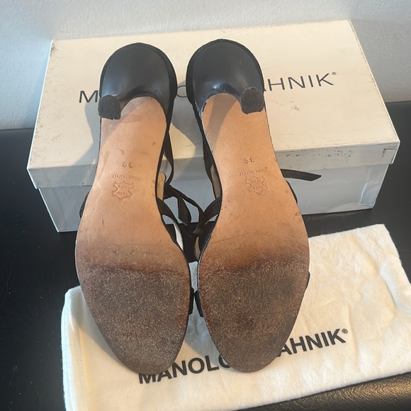 Manolo Blahnik black sandals size 39 - Picture 5 of 7